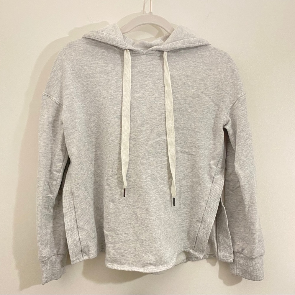 Stars Above heather side slit hoodie